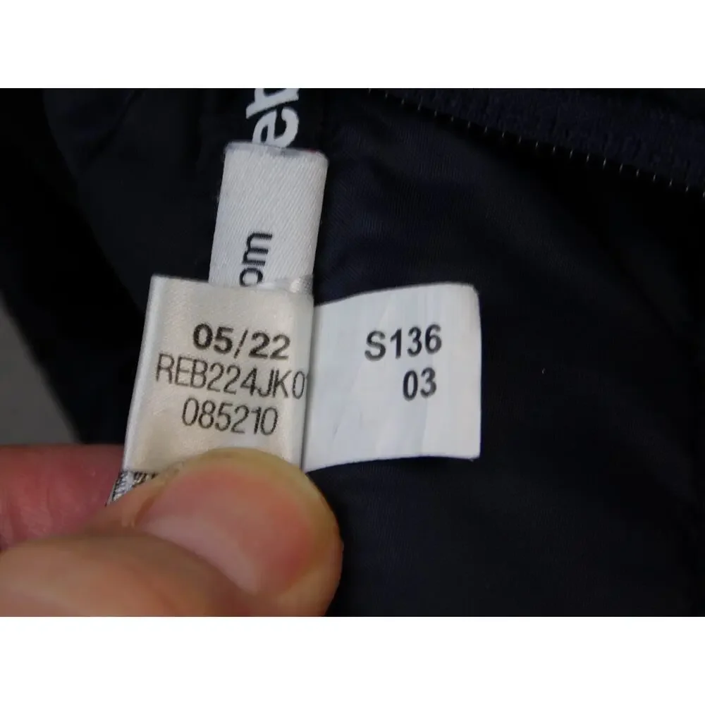 REEBOK Softshell Blue Camo Brushed Fleece Lined Jacket Size L Boys